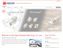 Tablet Screenshot of chinnan.com.tw
